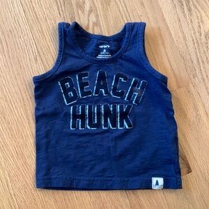 Carter’s Baby Boy 6M 6 Month Beach Hunk Tank Top